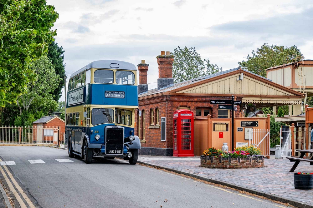 Blue Double Decker - Toddington